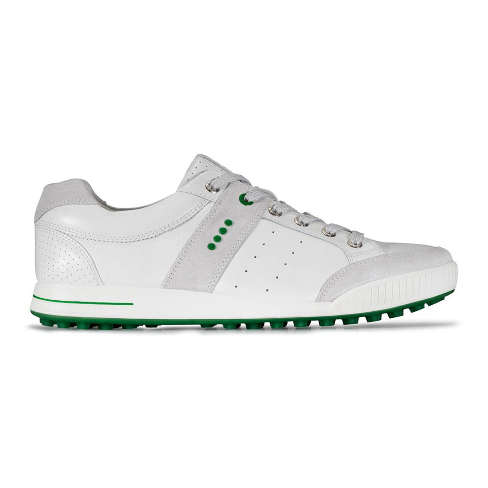 Zapatos De Golf Hombre - ECCO Original Street - Blancos - MNZ105479